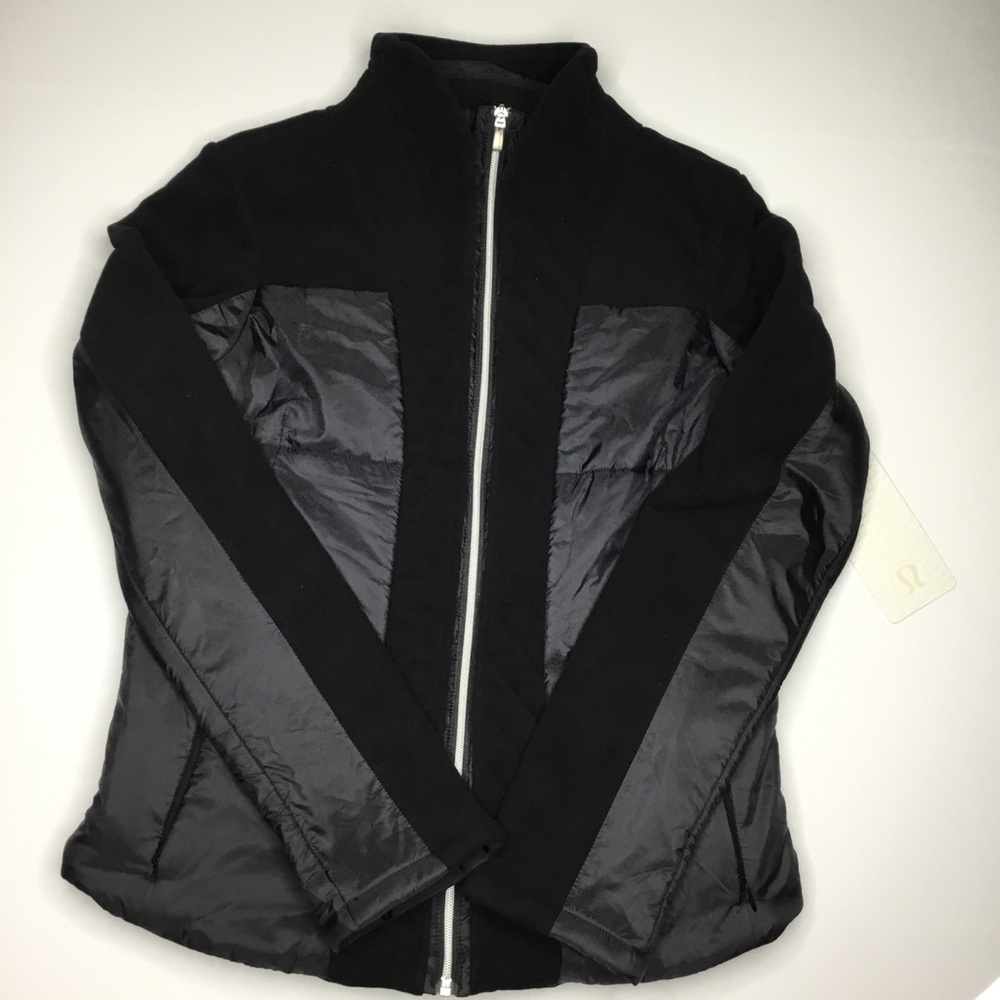 {Lululemon} St. Moritz Jacket Black Size 12 NWT